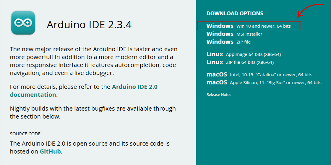 Arduino IDE Download Page